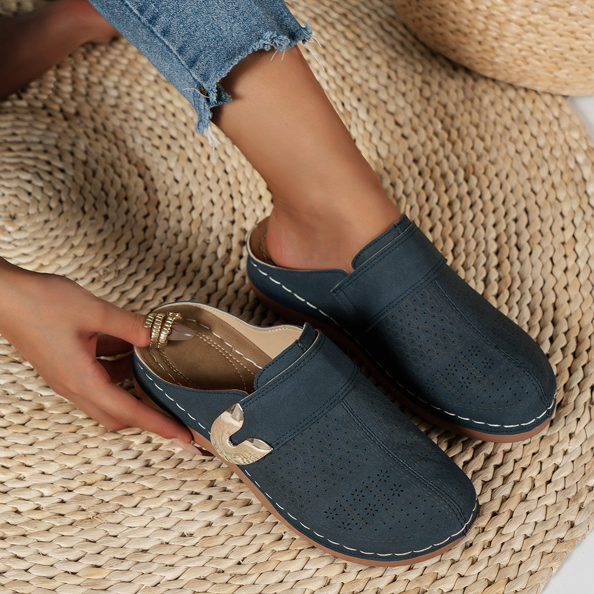 Chaussons Fermés Confort – Style Douillet pour la Maison