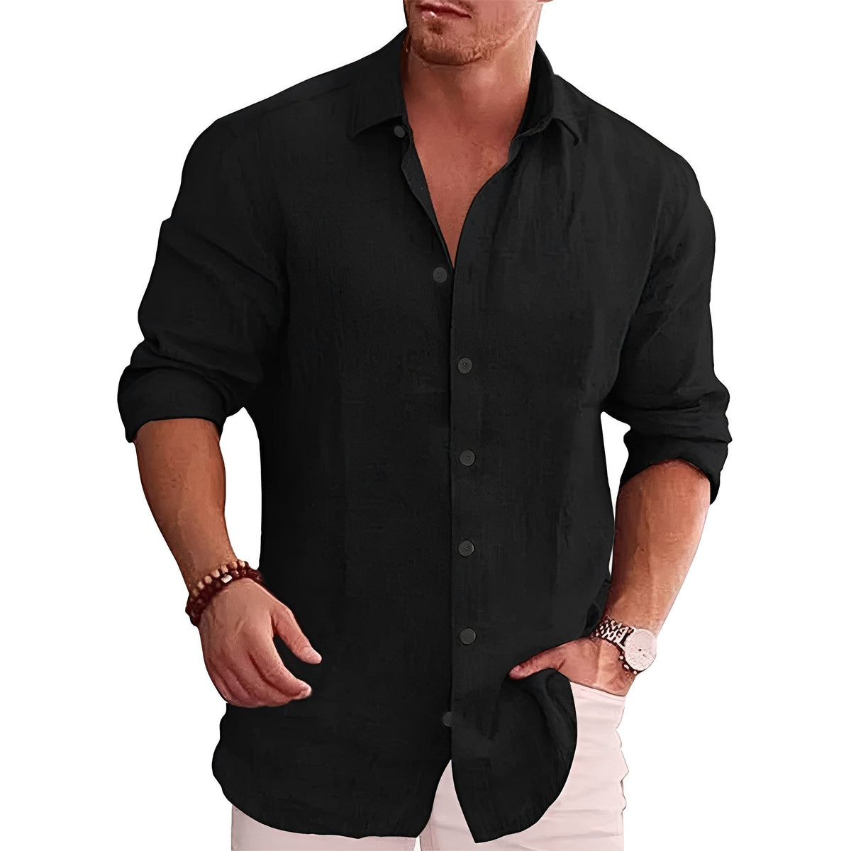 Chemise Homme Slim Fit – Élégance Moderne et Style Intemporel