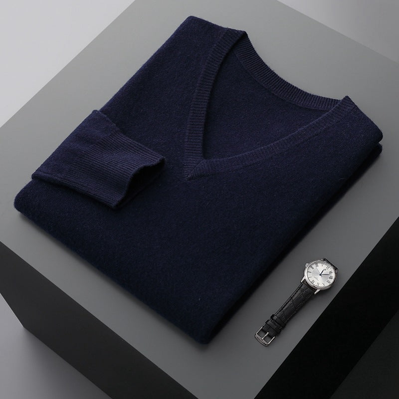 Pull Homme en Cachemire Classique | Confort Élégant et Style Intemporel