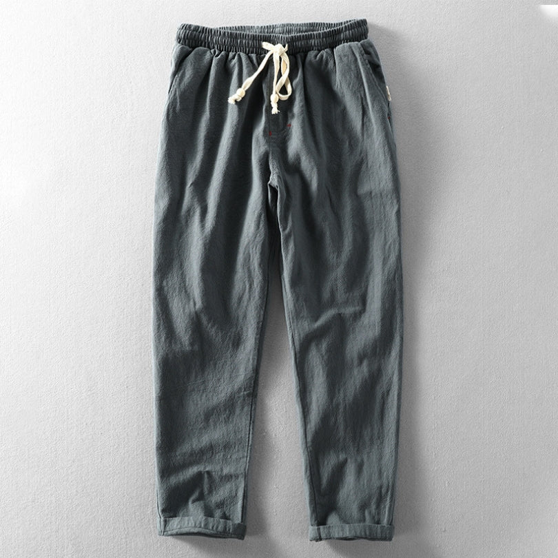 Pantalon à coupe décontractée avec cordon de serrage – Confortable, léger & polyvalent