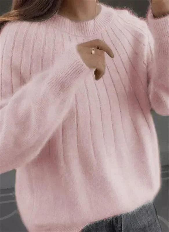 Ghislaine | Pull femme doux et chaud à rayures