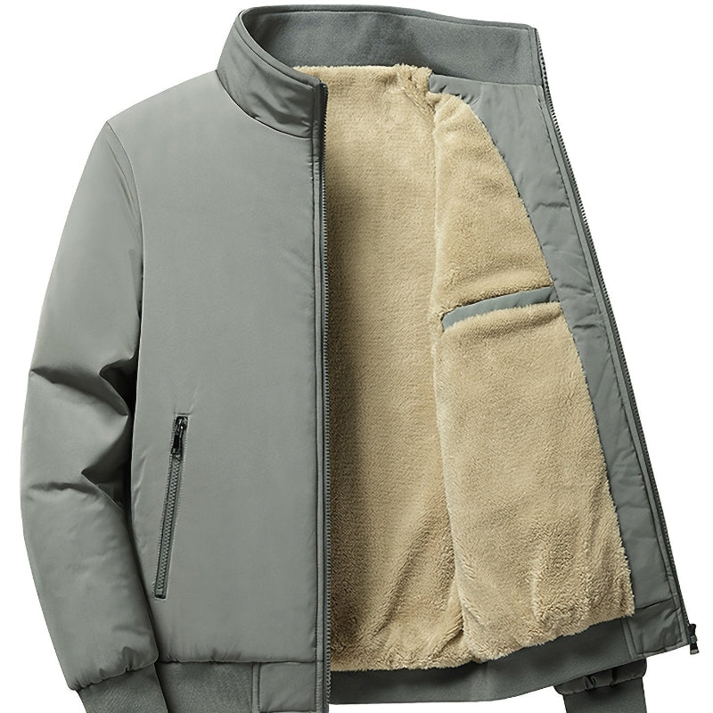 Kyle | Veste Homme Outdoor Zip Col Montant Doublée Polaire