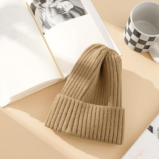 Bonnet en Maille Côtelée pour Femme | Chaleur et Style Moderne