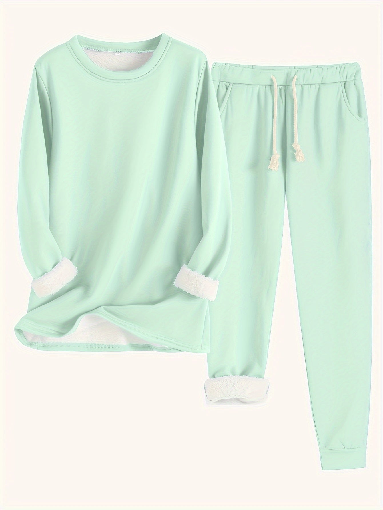 Ensemble Lounge Femme Douillet avec Doublure Fleece