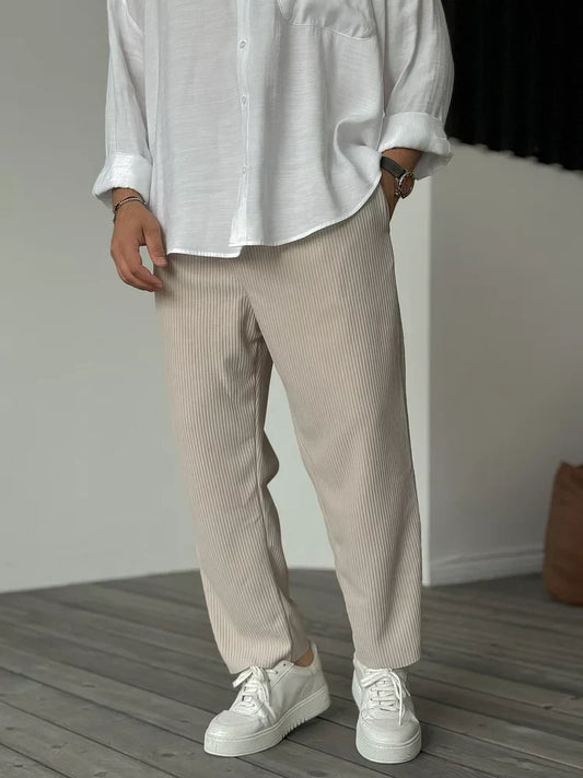 Ribbed Jogger Homme | Confort et Style Décontracté
