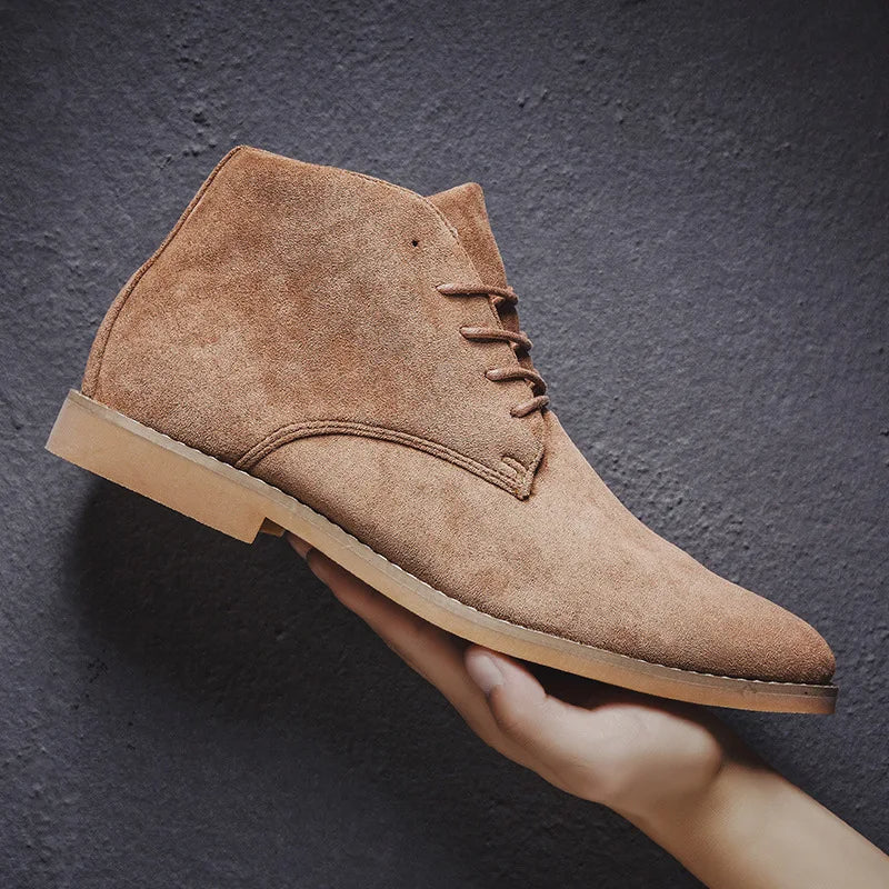 Bottes Homme Desert à Lacets | Style Élégant et Confort Quotidien