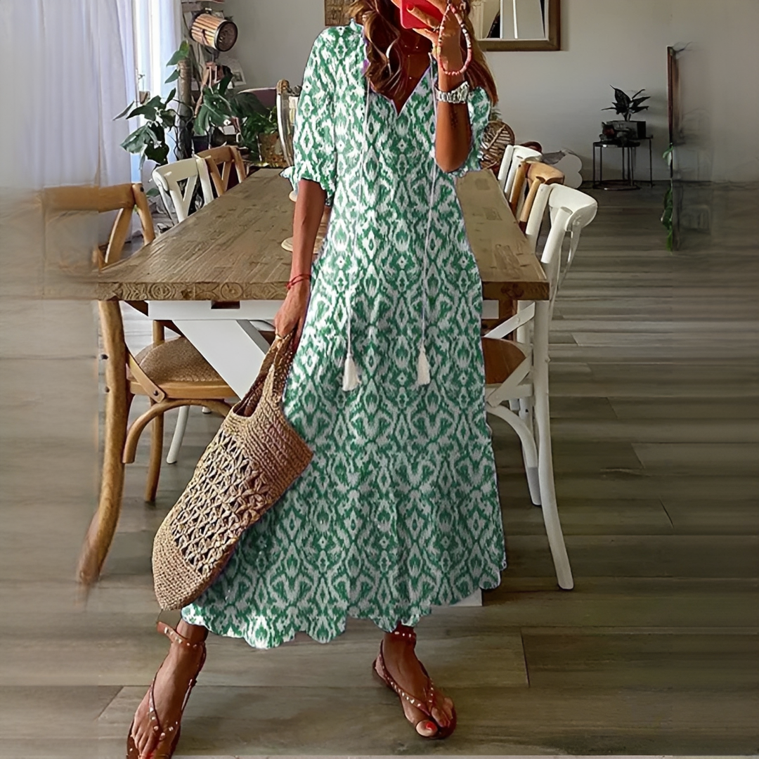 Robe d’Été Femme Élégante et Légère à Silhouette Féminine
