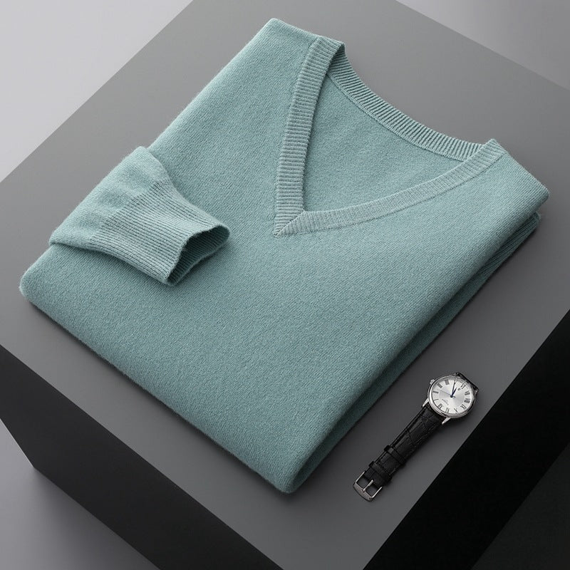 Pull Homme en Cachemire Classique | Confort Élégant et Style Intemporel