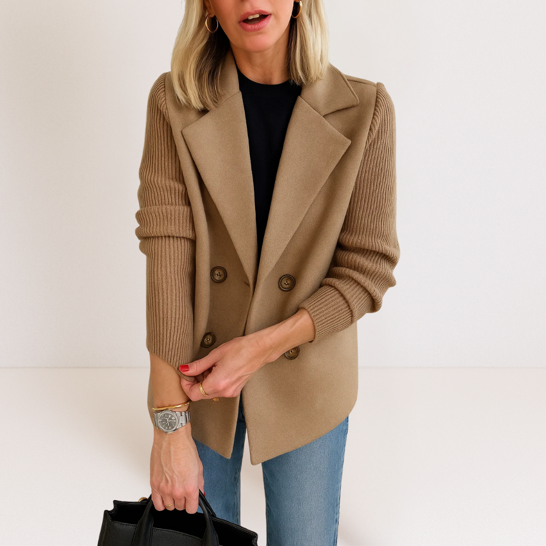 Blazer en Maille avec Boutons | Élégance et Confort pour Toutes Occasions