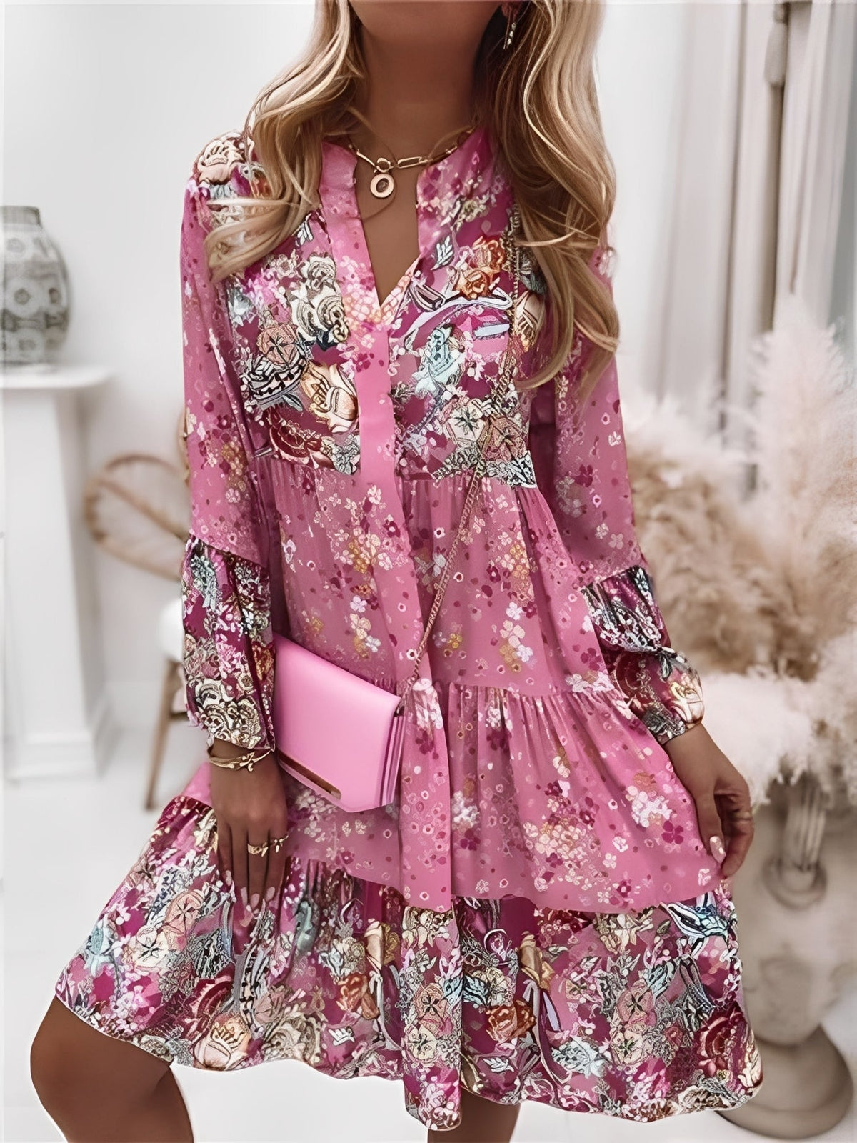 Robe de Soirée Femme Élégante à Coupe Ample et Style Festif