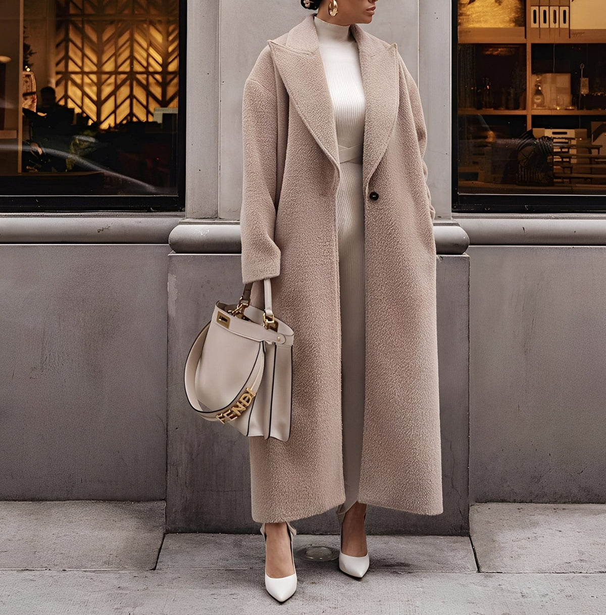 Manteau Femme Long Oversize | Élégance Moderne et Confort Chaleureux