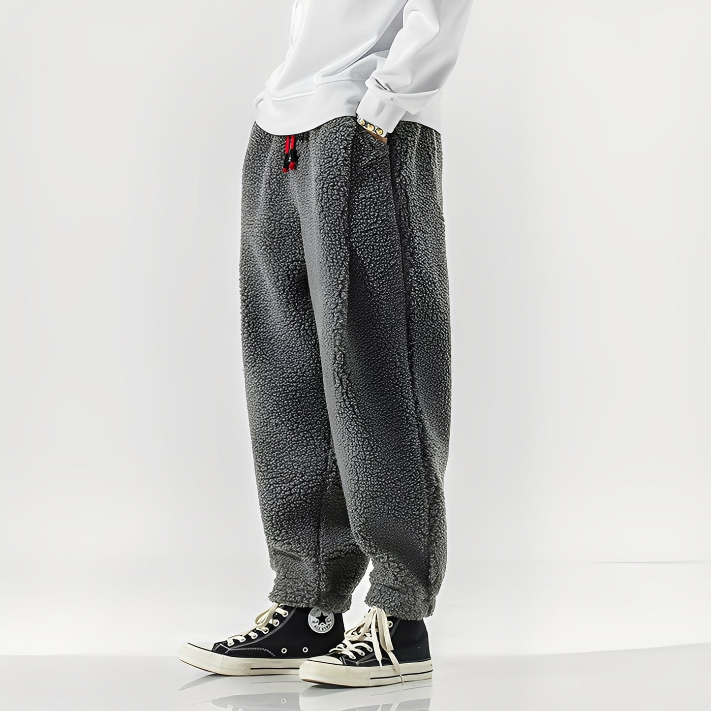 Pantalon Homme Teddy Fleece | Confort Douillet et Style Décontracté