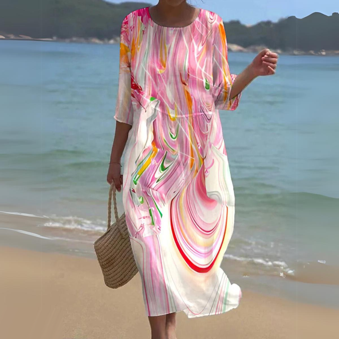 Robe Midi Élégante pour Femme – Style Intemporel & Élégance Moderne