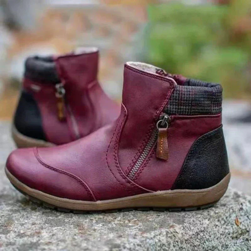 Bottines Femme Confortables avec Fermeture Éclair – Chic, Pratiques & Confortables