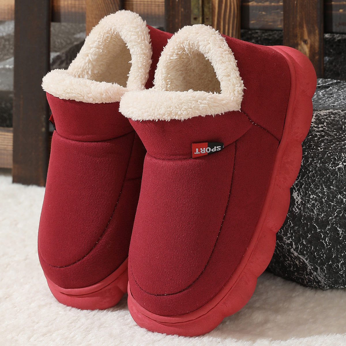 Sneakers Femme Chaudes en Peluche | Confort et Style Moderne pour l’Hiver