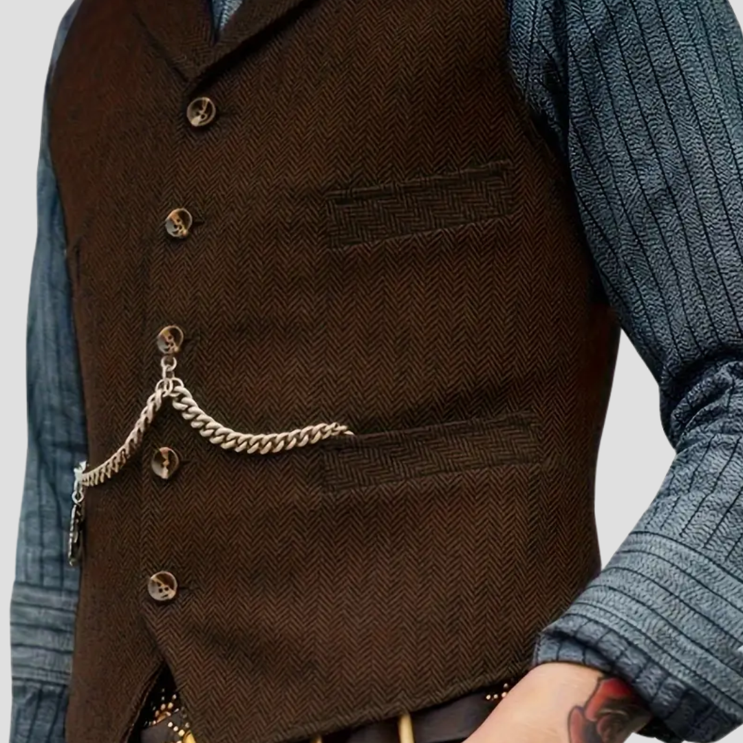 Tailored Wool Vest Homme | Gilet en Laine Classique et Élégant