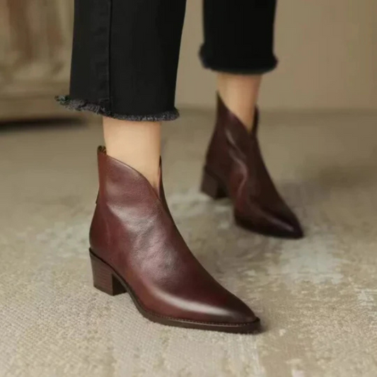 Bottines Femme à Talon Bloc Chic