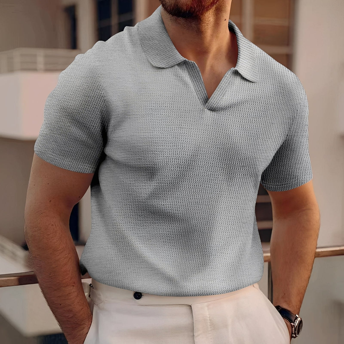 Polo Léger pour Homme – Confort Respirant & Style Décontracté