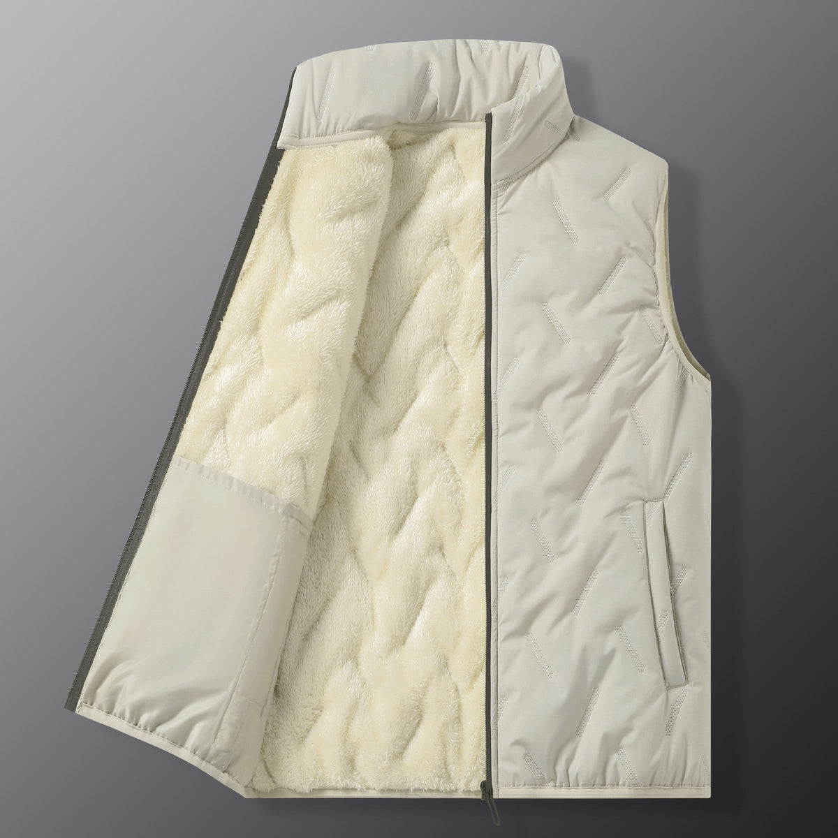 Gilet Sherpa Homme | Doublure Peluche pour Chaleur et Confort