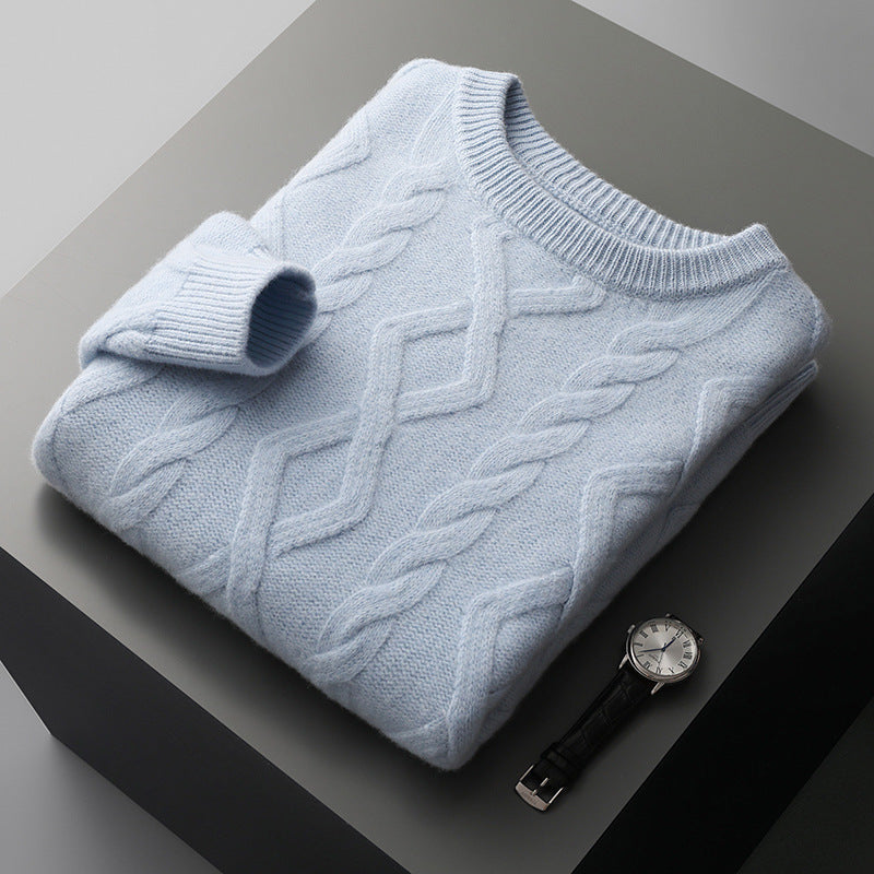 Pull Homme Épais Tricoté | Chaleur et Style Raffiné