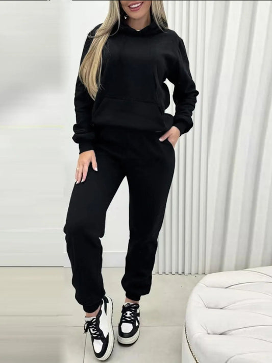Dahlia | Ensemble Jogger Femme Confortable avec Hoodie et Pantalon de Jogging