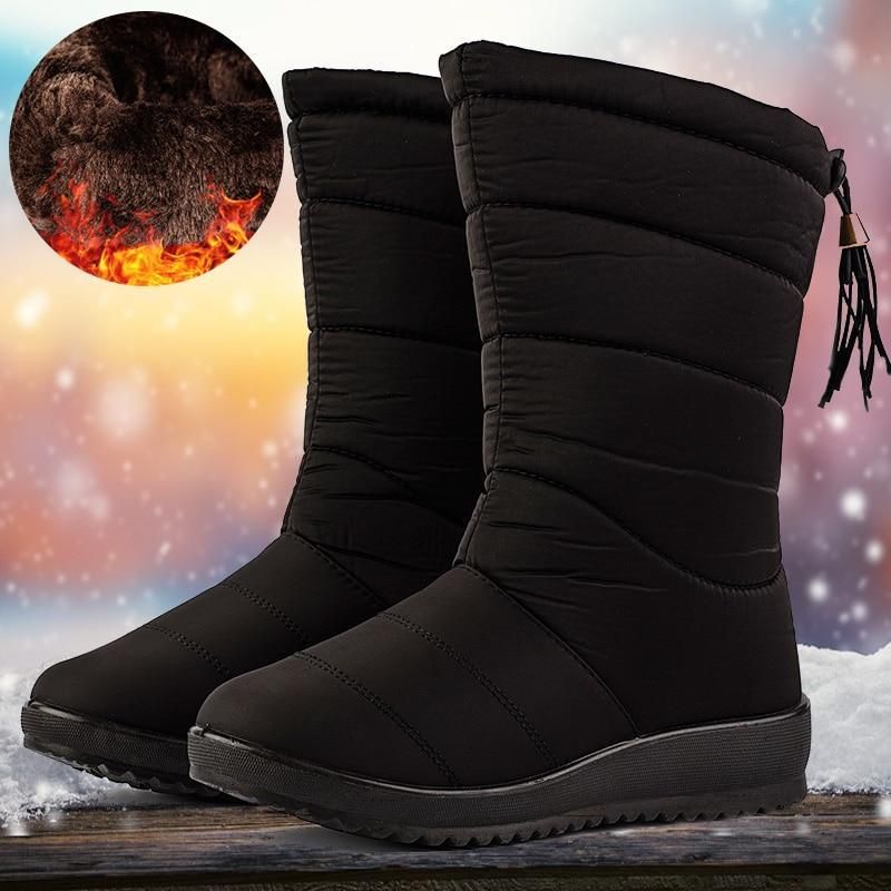 Bottes d’Hiver Femme Doublées | Chaudes et Confortables