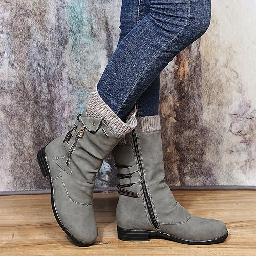 Bottes d’Hiver Femme | Confort Orthopédique & Doublure Chaude | Style Élégant & Semelle Antidérapante