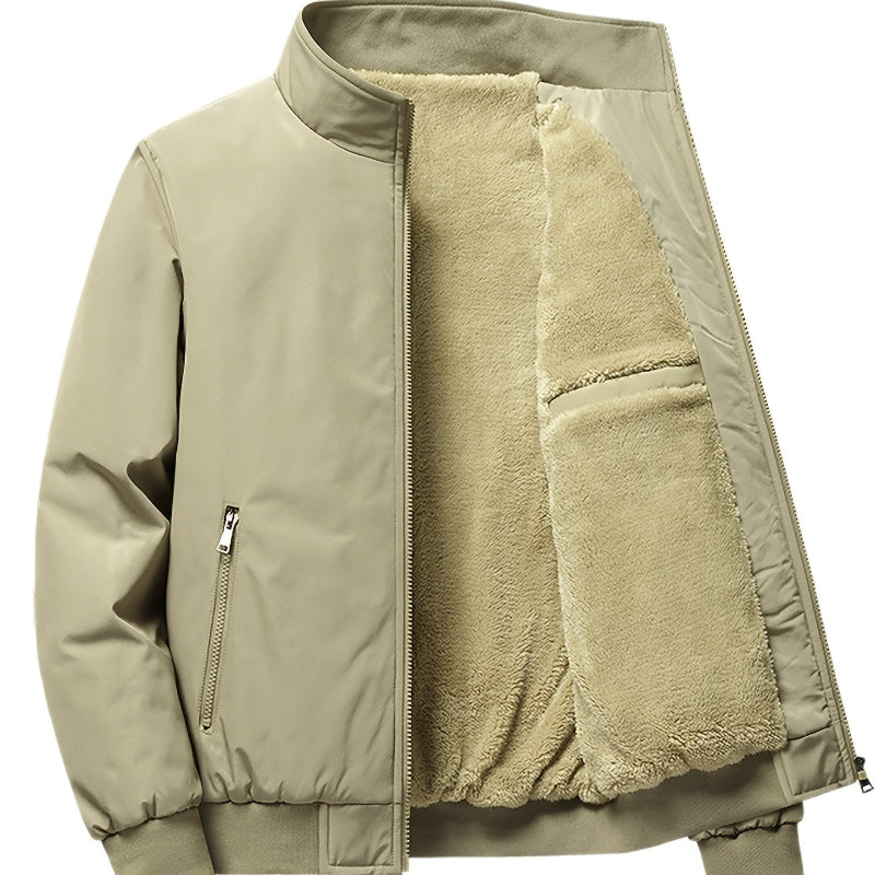 Kyle | Veste Homme Outdoor Zip Col Montant Doublée Polaire