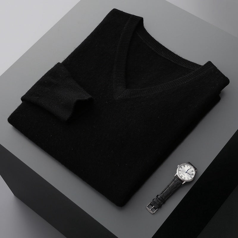 Pull Homme en Cachemire Classique | Confort Élégant et Style Intemporel