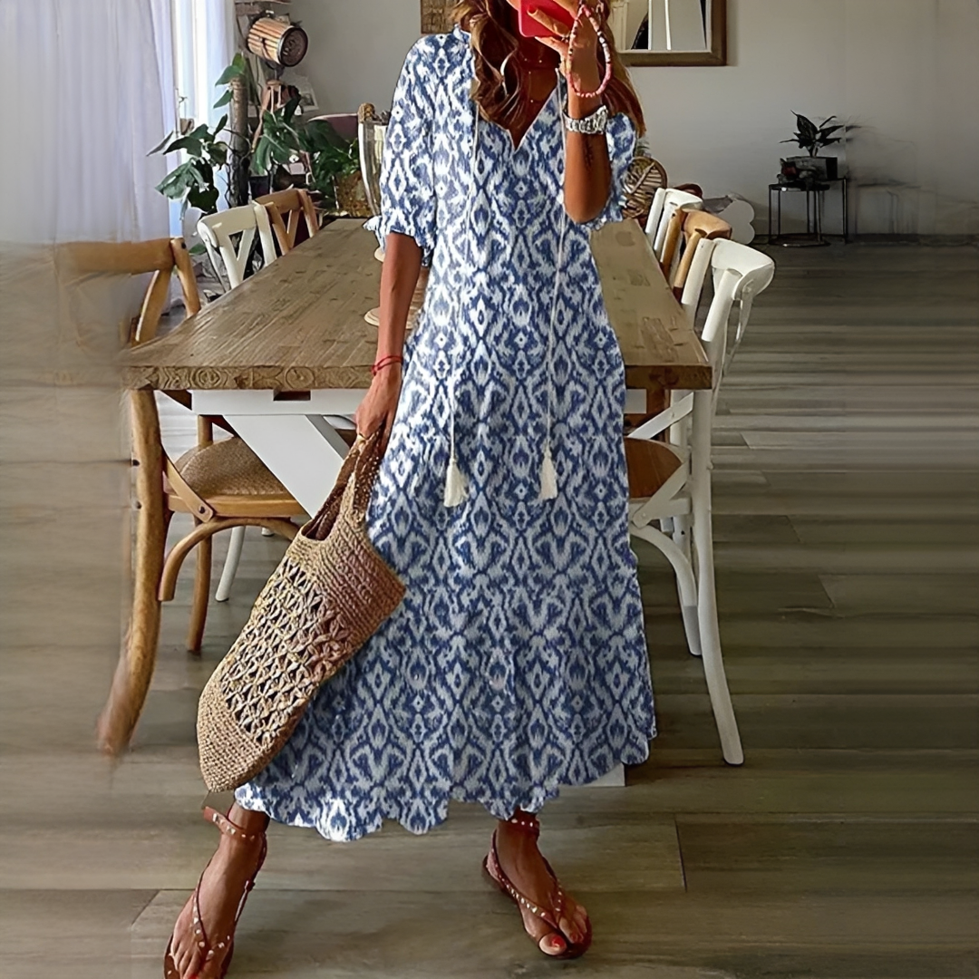Robe d’Été Femme Élégante et Légère à Silhouette Féminine