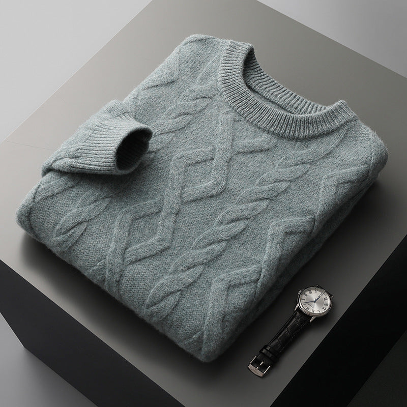Pull Homme Épais Tricoté | Chaleur et Style Raffiné