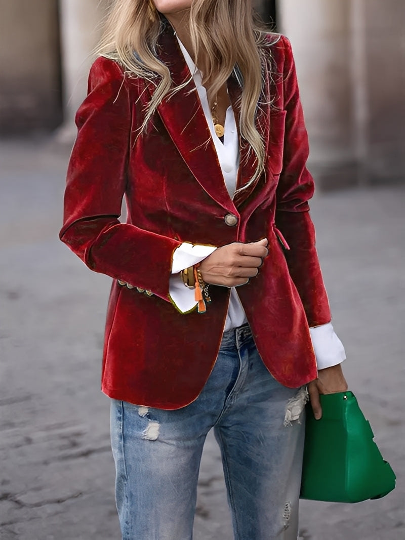 Blazer Femme Élégant et Formelle | Coupe Moderne pour Bureau et Occasions Spéciales