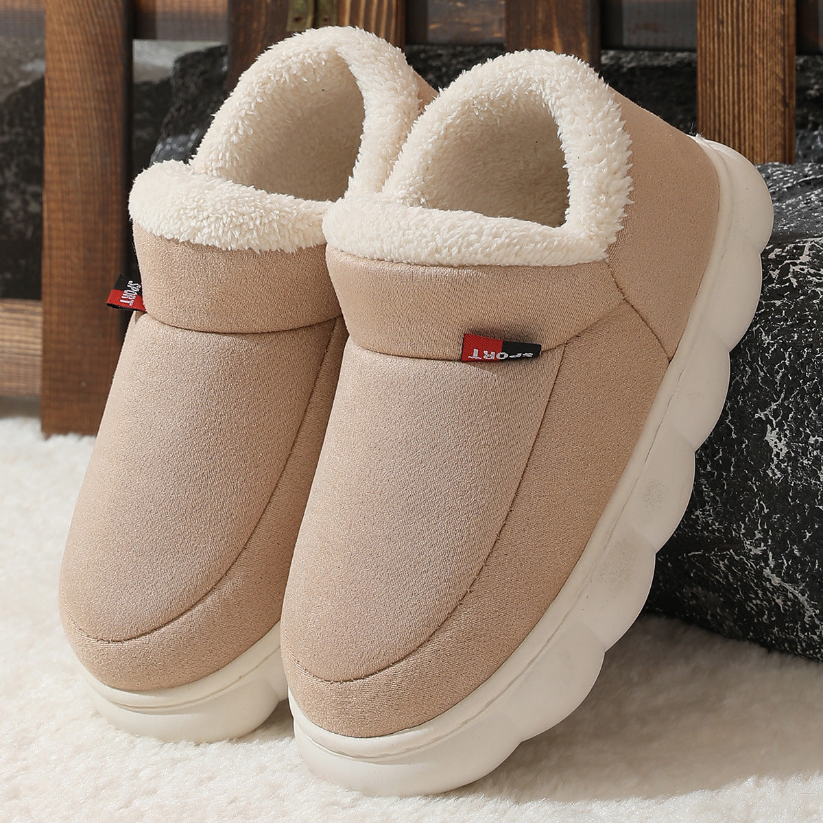 Sneakers Femme Chaudes en Peluche | Confort et Style Moderne pour l’Hiver