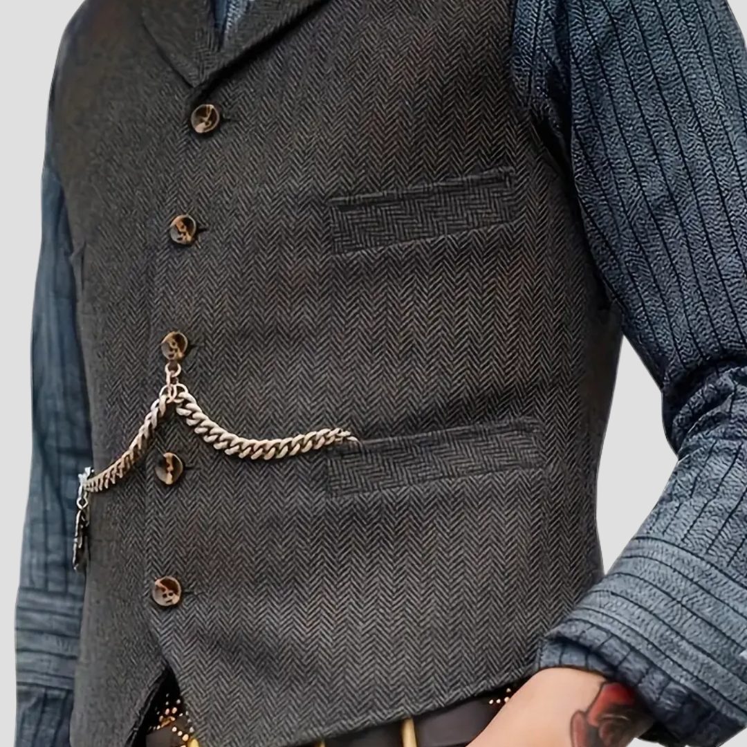 Tailored Wool Vest Homme | Gilet en Laine Classique et Élégant