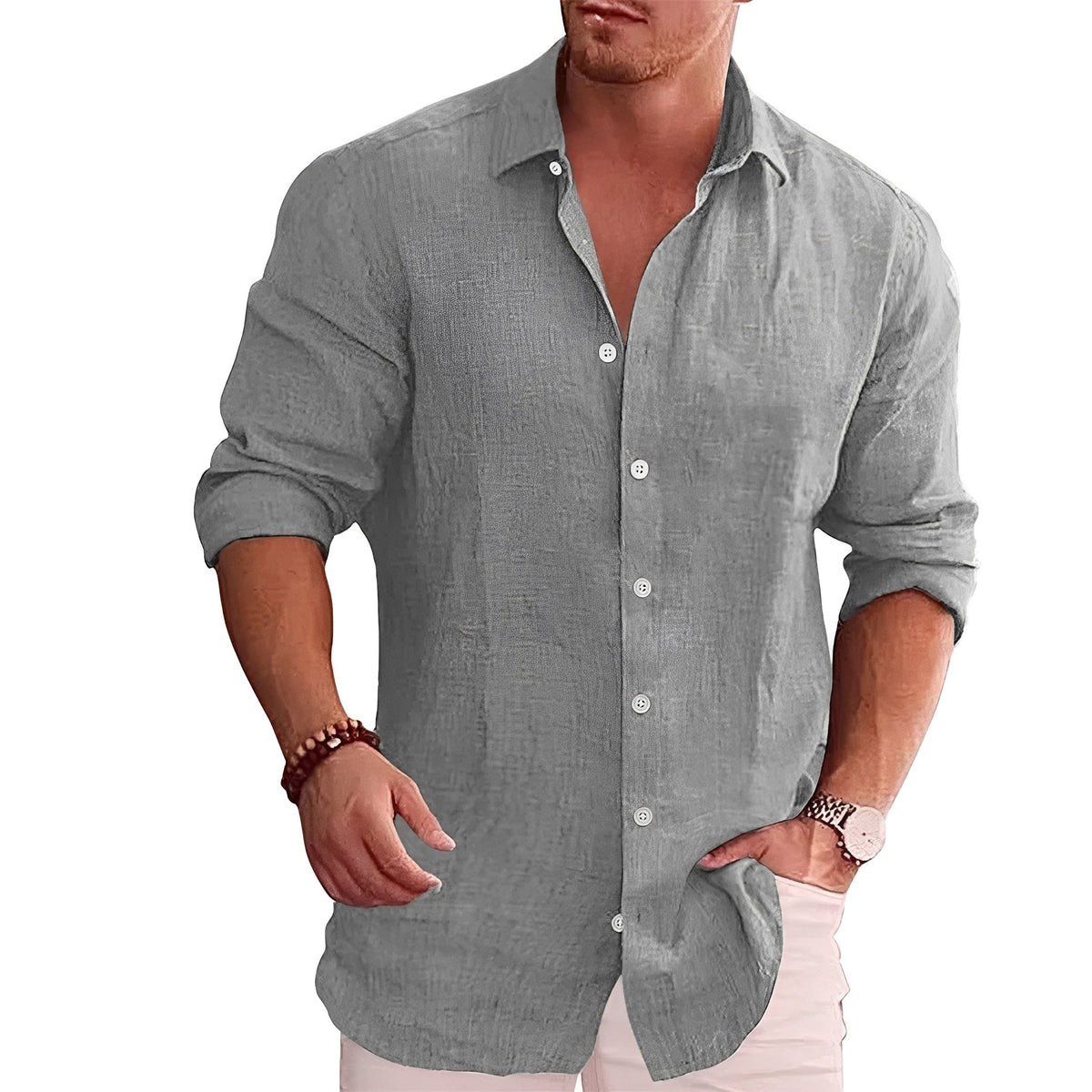 Chemise Homme Slim Fit – Élégance Moderne et Style Intemporel