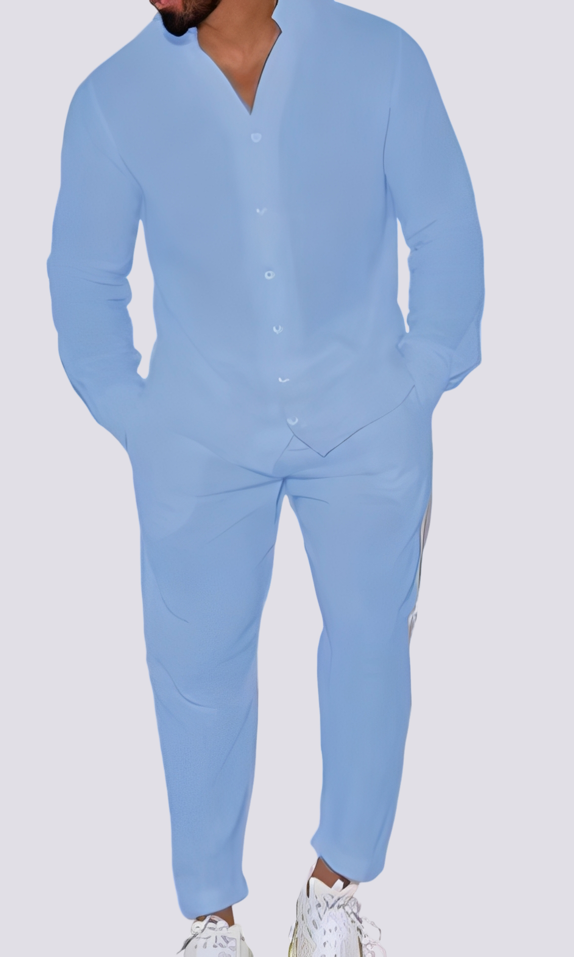 Ensemble Lounge Homme 2 Pièces – Confort Décontracté et Style Moderne