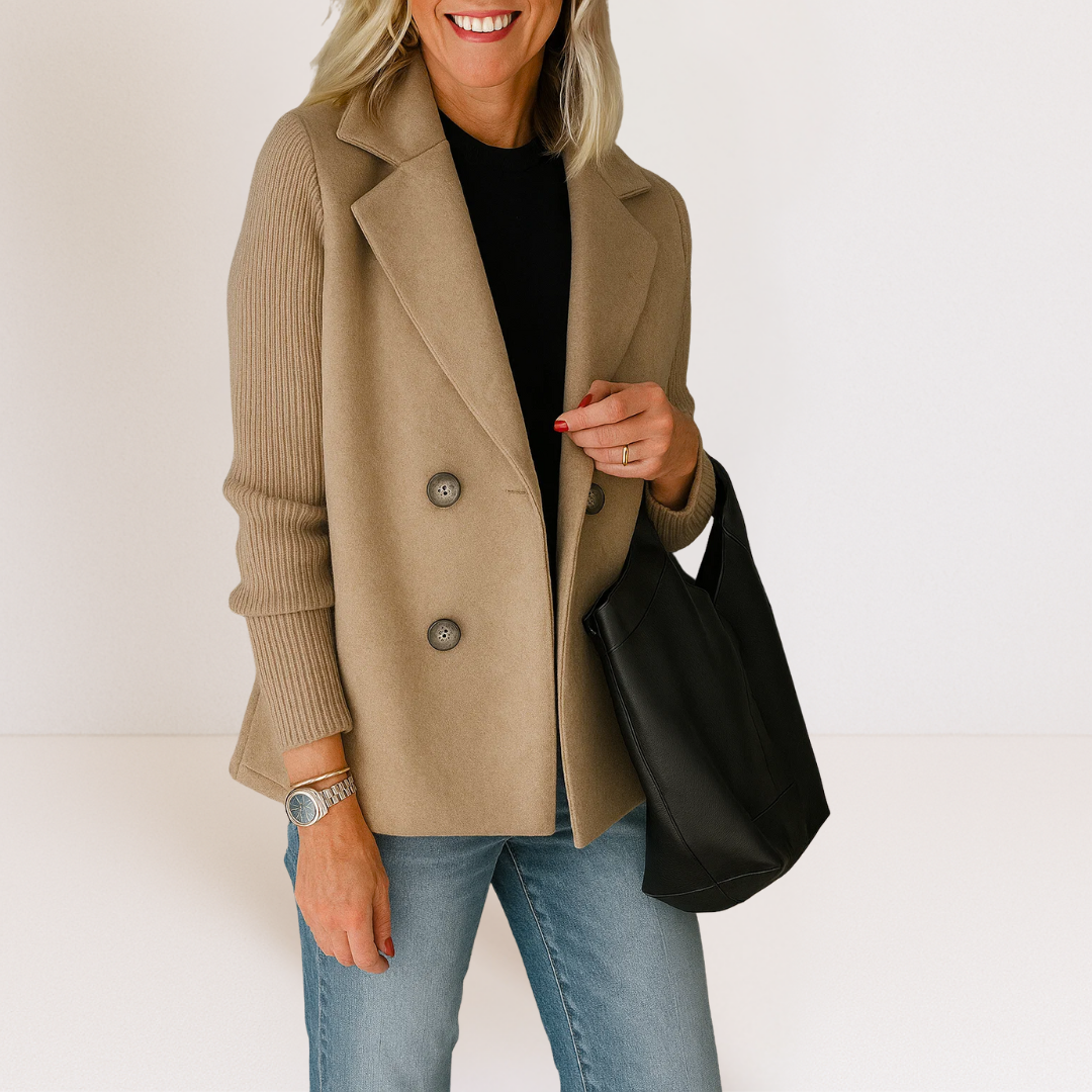 Blazer en Maille avec Boutons | Élégance et Confort pour Toutes Occasions
