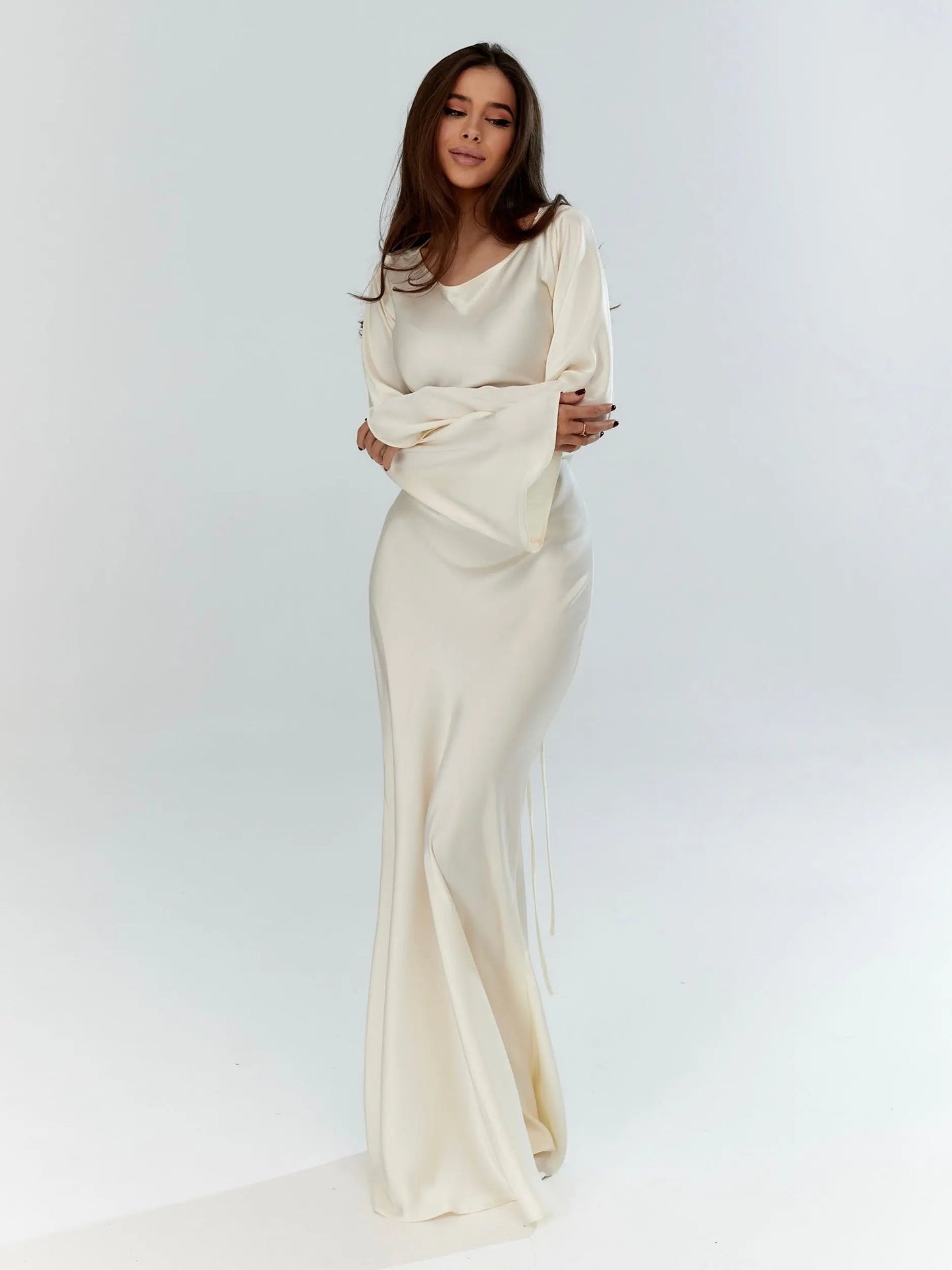 Evening Dress Femme Élégante | Maxi-Robe Longue Cintrée pour Occasions Spéciales