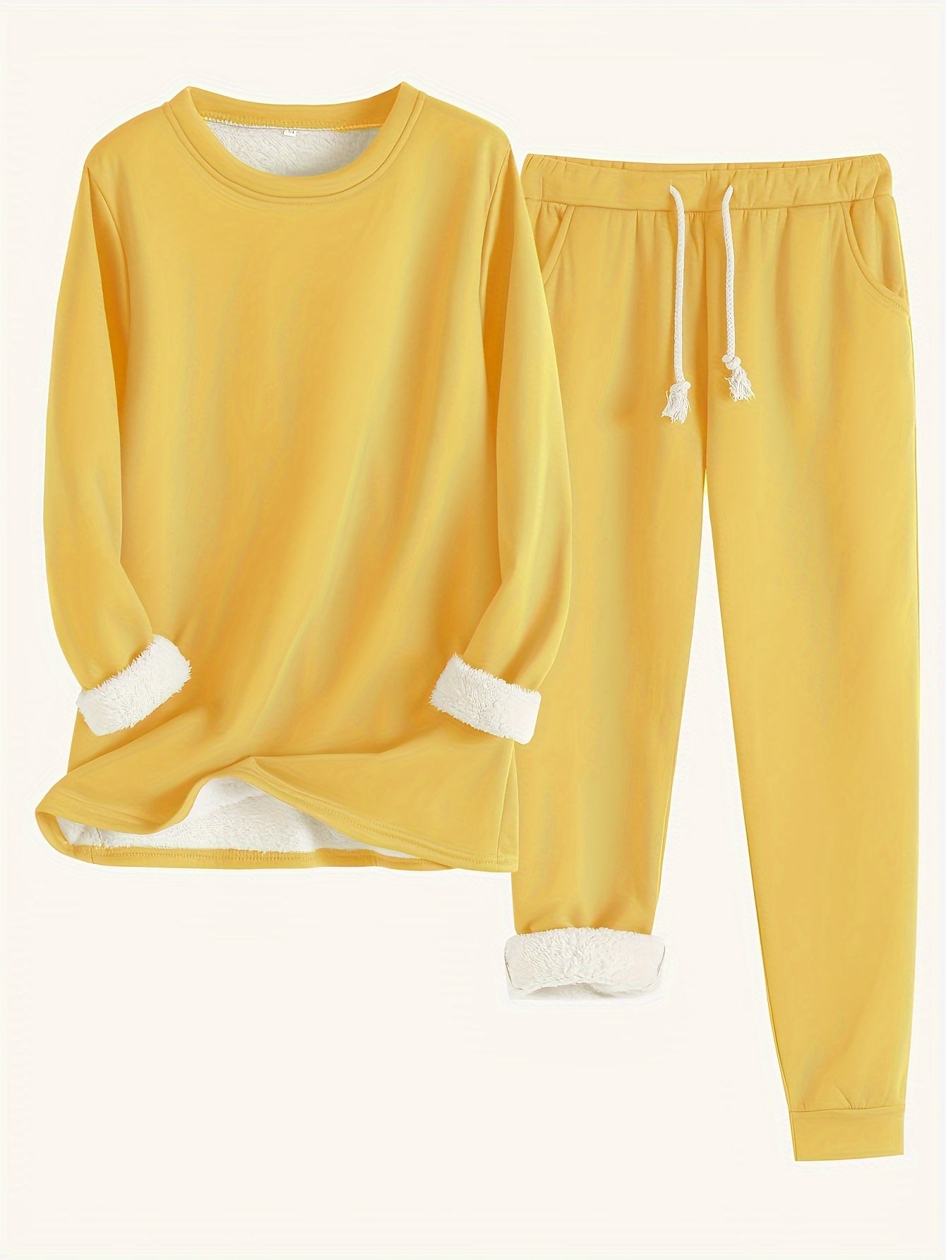 Ensemble Lounge Femme Douillet avec Doublure Fleece