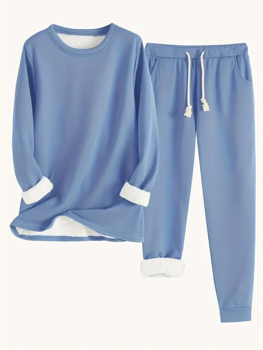 Ensemble Lounge Femme Douillet avec Doublure Fleece