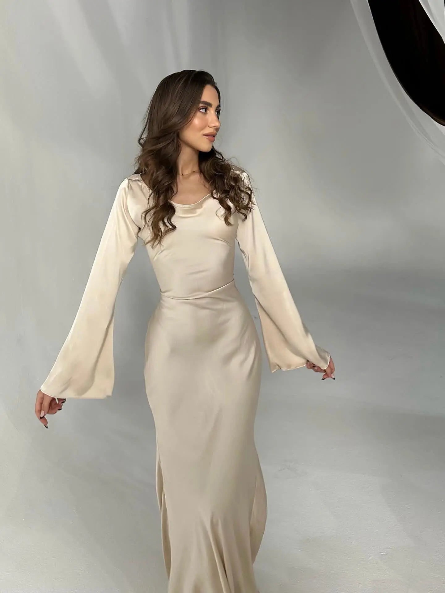 Evening Dress Femme Élégante | Maxi-Robe Longue Cintrée pour Occasions Spéciales