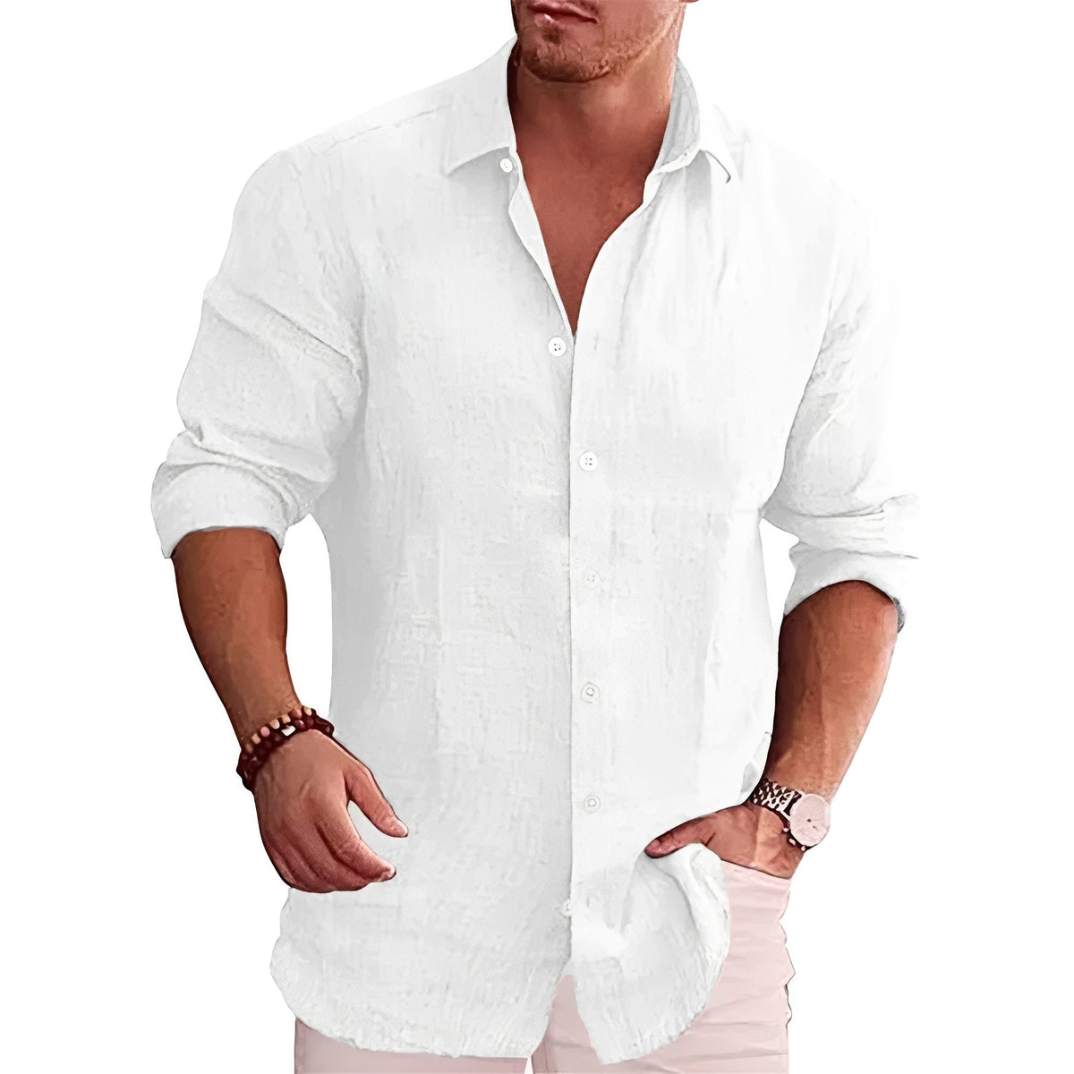 Chemise Homme Slim Fit – Élégance Moderne et Style Intemporel