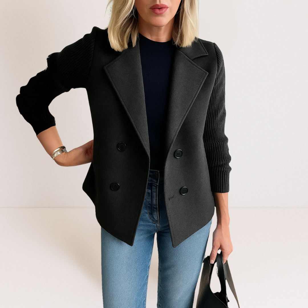 Blazer en Maille avec Boutons | Élégance et Confort pour Toutes Occasions