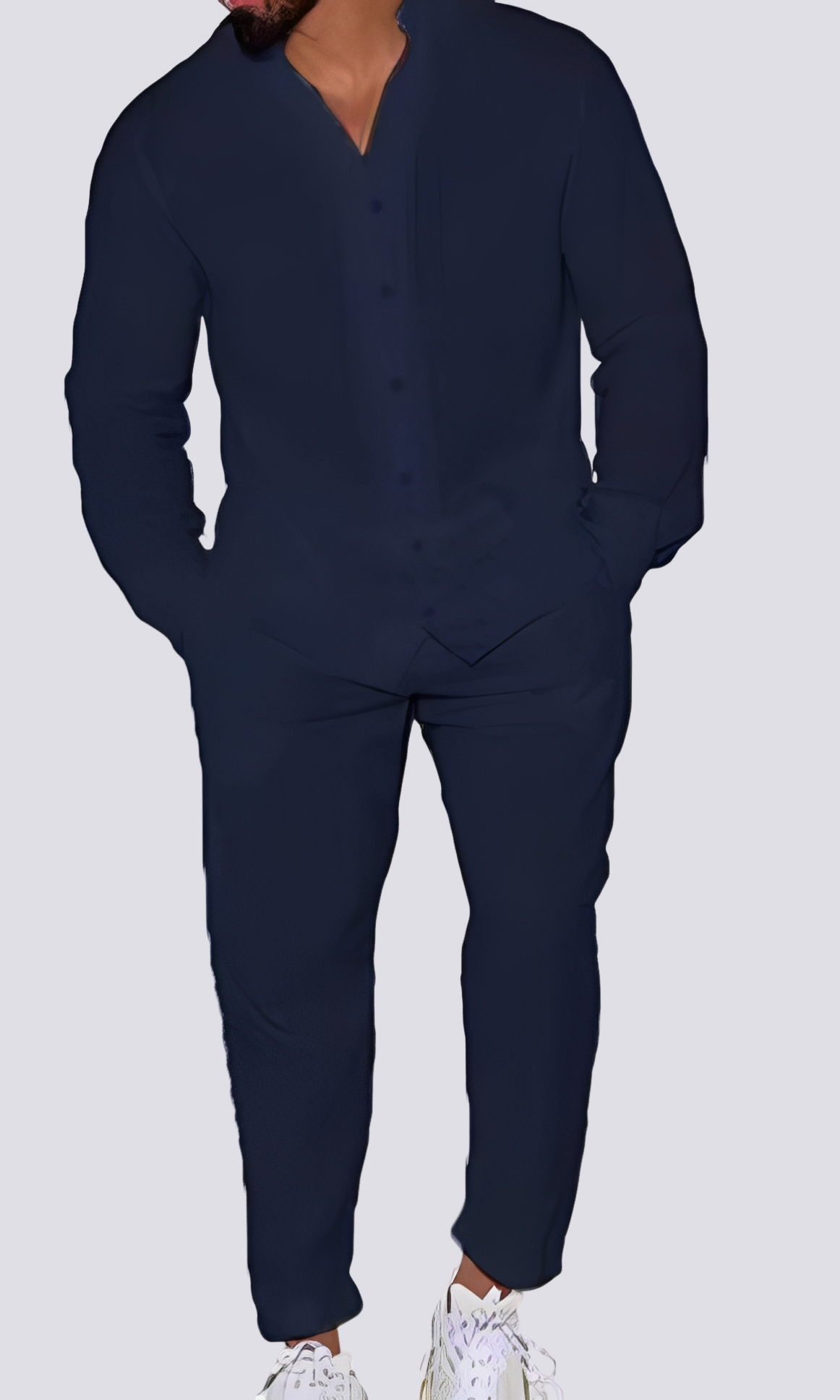 Ensemble Lounge Homme 2 Pièces – Confort Décontracté et Style Moderne