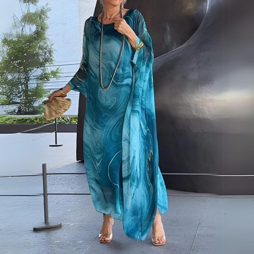 Robe Élégante en Chiffon – Raffinement & Style Intemporel