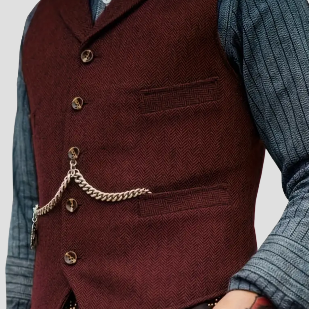 Tailored Wool Vest Homme | Gilet en Laine Classique et Élégant