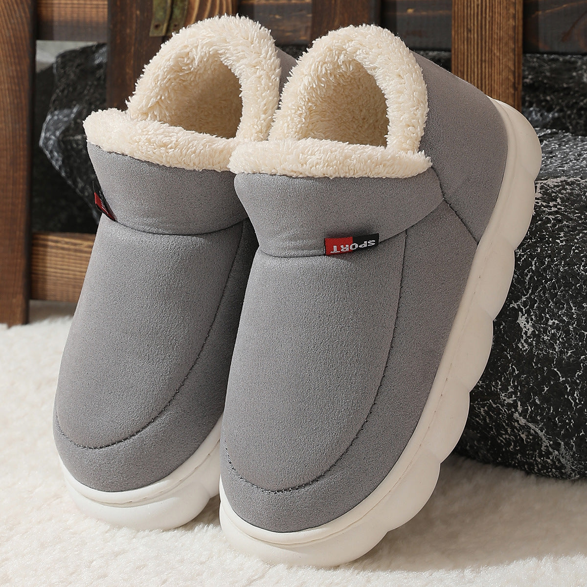 Sneakers Femme Chaudes en Peluche | Confort et Style Moderne pour l’Hiver