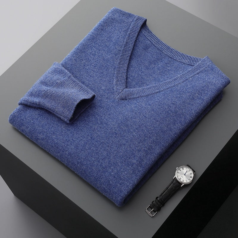 Pull Homme en Cachemire Classique | Confort Élégant et Style Intemporel