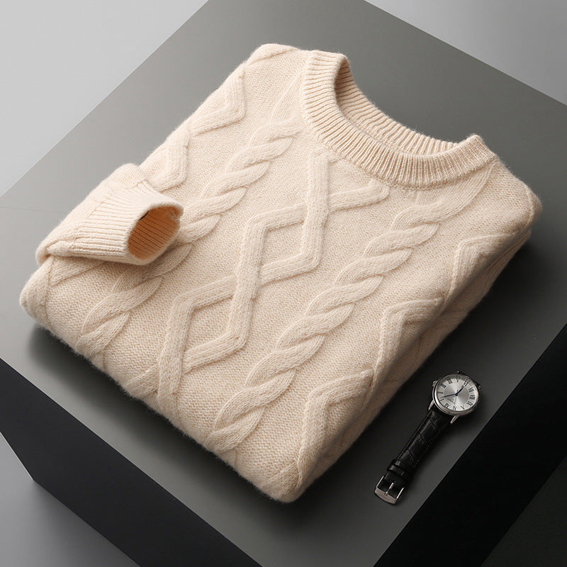 Pull Homme Épais Tricoté | Chaleur et Style Raffiné