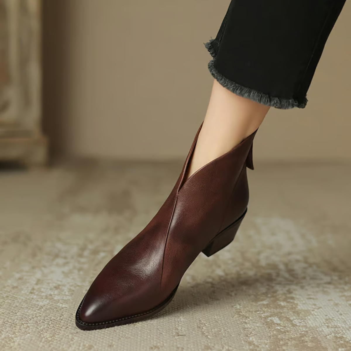 Bottines Femme à Talon Bloc Chic